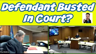 Did Defendant Drive To Court?
