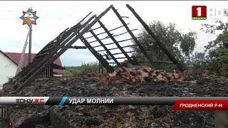 В деревне Локно Гродненского района дом "спас" хозяйку. Зона Х