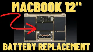 MacBook 12 Inch Battery Replacement - Early 2015 A1534 "Core M" - KYUER battery replacement