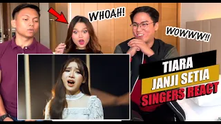 Tiara Andini - Janji Setia (Official Music Video) | SINGERS REACTION