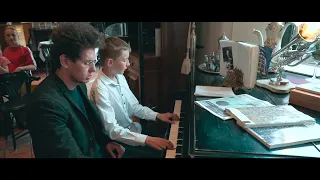 Mr. Pianoman and Little Mozart play Metallica Nothing Else Matters on Grand Piano