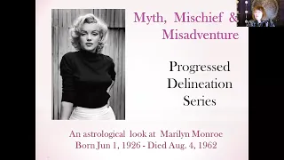 Astrology, Myth, Mischief & Misadventures | Marilyn Monroe 2.| Delineation celebrity charts story