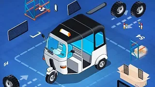 Car Tuk-Tuk Auto Rickshaw - Truck Create puzzle - Android GamePlay