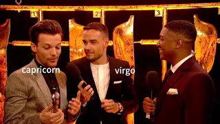 one direction acting like their zodiac signs for 4 minutes straight