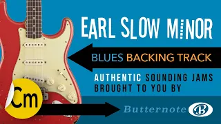 Slow minor blues backing track in Cm | Ronnie Earl style dynamic build-up blues!