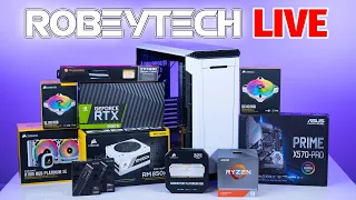 How To Build a PC - Giveaways + Custom Build Ryzen 9 3900x /2080Ti in Phanteks P600s | Robeytech