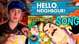 HELLO NEIGHBOR SONG "I'LL FIND OUT" by TryHardNinja feat. Divide | REACTION