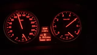 BMW X5 E70 4.8 n62b48 разгон 0-200 км в час