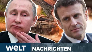 UKRAINE-KRIEG: Frankreich sagt "leichte Kampfpanzer" zu – Russen räumen Fehler ein | WELT Stream