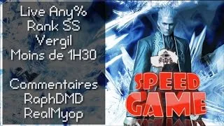 Speed Game : Live Devil May Cry 3/ Vergil, Normal, Rank SS en moins de 1h30