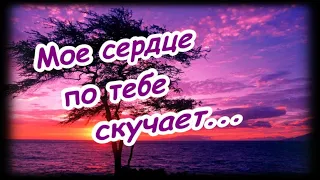 Мое сердце по тебе скучает... плачет, беспокоится, страдает...