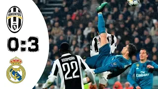 Highlights Juventus - Real Madrid UCL 17/18 Quarterfinals Cristiano Ronaldo Bicicleta