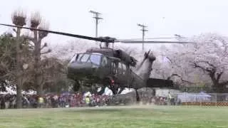 [20150404]米陸軍キャンプ座間桜まつりx04「UH-60～take off!～」