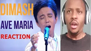 NO LYRICS BUT HIS VOICE HITS HARD! 😵 Dimash - Ave Maria // REACTION