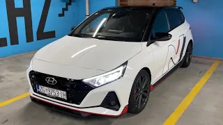 New HYUNDAI i20 N 2022 - NIGHT POV test drive (PURE DRIVING, CRAZY EXHAUST sound)