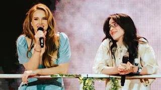 Lana Del Rey and Billie Eilish Perform "Ocean Eyes" and "Video Games" together Live at Coachella