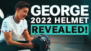 George Russell 2022 Mercedes F1 Helmet REVEALED!