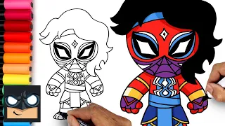 How To Draw the Ultimate Indian Spider-Man | Pavitr Prabhakar