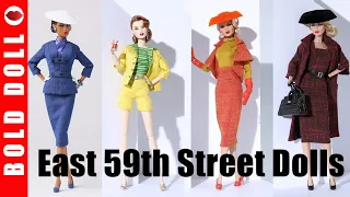 East 59th Street Dolls - Mid Century Fashion in Manhattan. New York Couture.
