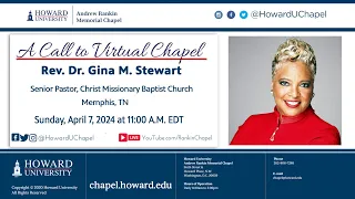 Rev. Dr. Gina M. Stewart | Andrew Rankin Memorial Chapel | Howard University