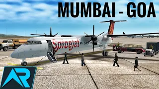 🔴 LIVESTREAM RFS : MUMBAI TO GOA| Dash Q400 | SpiceJet #rfspro #livestream