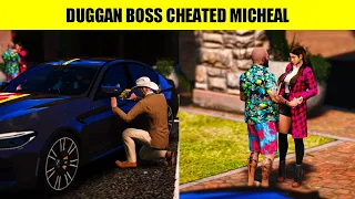 GTA V || DUGGAN BOSS CHEATED MICHAEL 😱 | #shorts