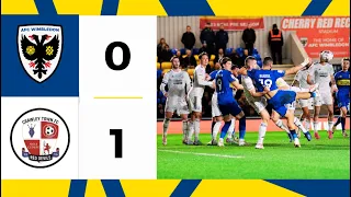 AFC Wimbledon 0-1 Crawley Town 📺 | Late goal condemns Dons to rare home defeat 😖 | Highlights 🟡🔵