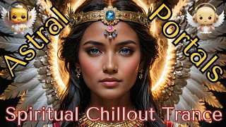 Astral Portals in the Sky🌃Spiritual Chillout Trance🌈Official Video🤩Morphing Angels🌀UDIO(udio.com)🎶