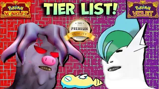 Pokemon Scarlet and Violet In-game Tier List THE PREMIUM - Mankey Madness | 1st Segment!