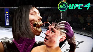 UFC4 Doo Ho Choi vs Mileena Mortal Kombat EA Sports UFC 4 PS5