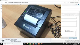 Printer Thermal Panda PRJ-80AT Install driver dan Test Cetak Online