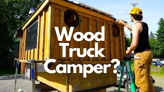 Is a tiny home truck camper made of wood waterproof?