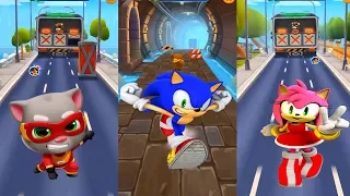 ГОВОРЯЩИЙ ТОМ ПОГОНЯ ГЕРОЕВ VS Sonic Dash БИТВА против БОССА