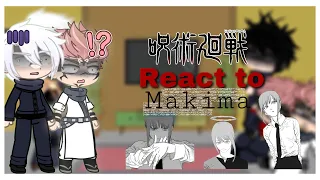 Jujustu kaisen react to makima | •suku•