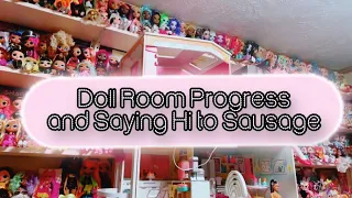 Doll Room Progress with Rainbow High and OMG