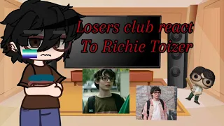 Losers club react to Richie Toizer ft: IT Richie x Eddie (Reddie) cringe? Pt. 2 soon