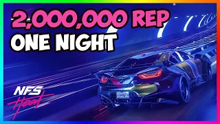 How To Earn 2,000,000 REP in ONE NIGHT - NFS Heat Rep Guide 2021