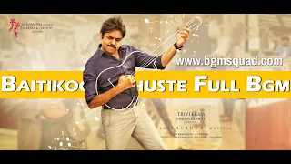 Agnyaathavaasi Bgm | Baitikochi Chuste Full Bgm ringtone #BGMsquad #PK #AnirudhRavichander