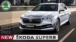 All-New 2022 Skoda Superb 4 - First Hybrid Render Based on Teaser of Superb IV Sedan & Combi Model
