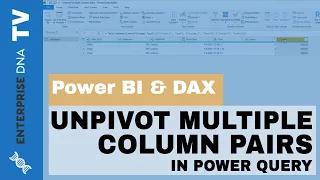 Unpivot Multiple Column Pairs In Power Query