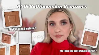 ☀️NEW RMS ReDimensin Hydra Bronzers | every shade swatched, cheek swatches, comparisons