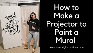 How to Make a Super Easy Projector to Paint a Wall Mural