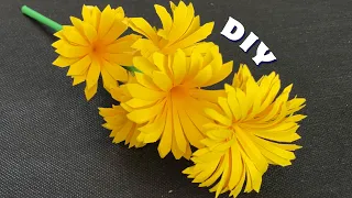 Beautiful flowers made of paper DIY Paper Craft Ideas Tutorial