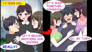 After My Parents' Accident, I Was Taken in by a Neighbor with Two Daughters…[Manga Dub][RomCom]