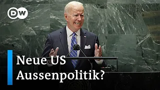 UN Generalversammlung: Joe Biden skizziert den aussenpolitischen Kurs der USA | DW Nachrichten