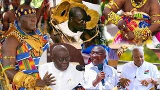 The King of Asante Kingdom Otumfuo Osei Tutu II Silver Jubilee Anniversary  at the Manhyia Palace.