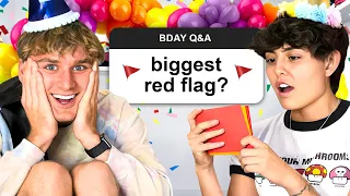 Answering EMBARASSING Questions For My 21st Birthday!