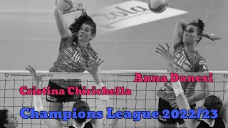 [Champion League 22/23] [Novara vs Vakifbank] [Cristina Chirichella & Anna Danesi] [15-02-2023]