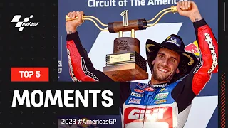 Top 5 MotoGP™ Moments! 🤠 | 2023 #AmericasGP