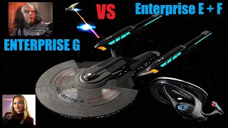 Time Battle - Enterprise E & F VS Enterprise G - DISTRESS CALL - Star Trek Starship Battles